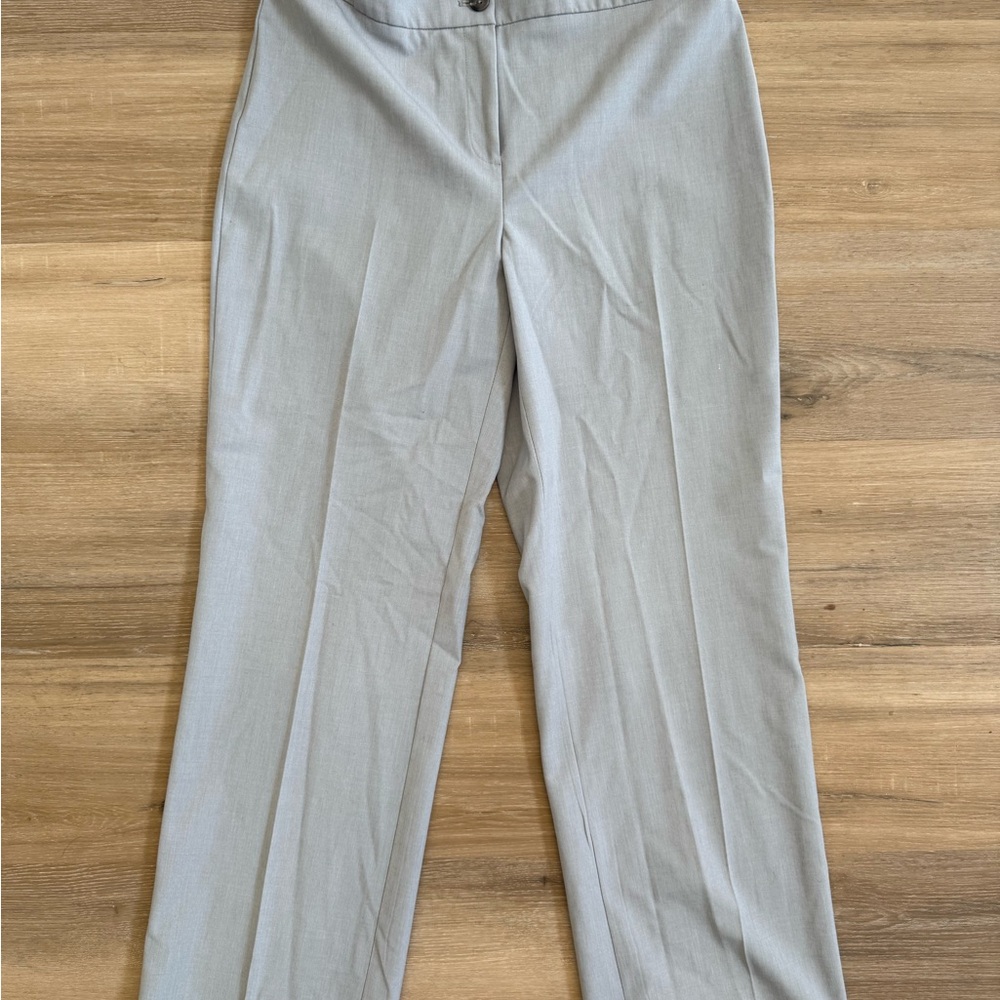 Jones New York Women's Dress Pants Light Gray Size 6